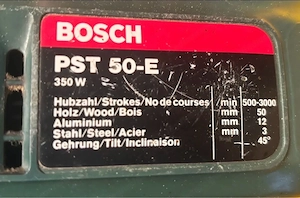 Stichsäge Bosch PST 50-E Bild 2