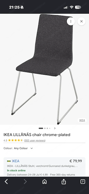 Ikea Stuhl: Zustand sehr gut