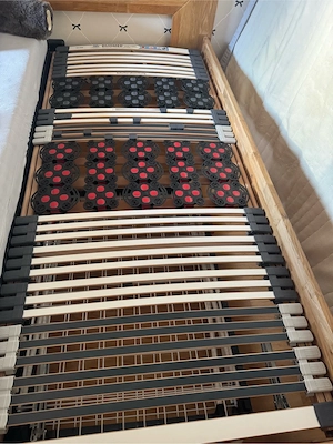 2x Lattenrost 90x200cm 7 Zonen verstellbar