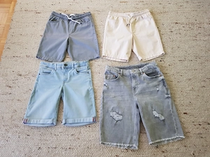 STOPP! 4 coole Jungenshorts im PAKET GR. 140,146,164, neuwertig