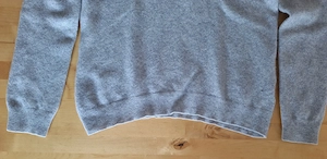 Kaschmir Pullover Silbergrau Herren Gr. M Bild 2