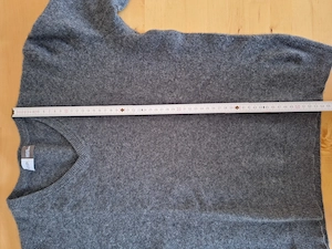 Kaschmir Pullover Lavagrau Herren Gr. M Bild 3