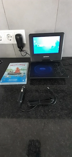 Tragbarer DVD-Player inkl. DVD's