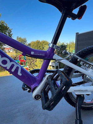 Woom 2 Kinderfahrrad lila - Leicht und robust! Bild 4
