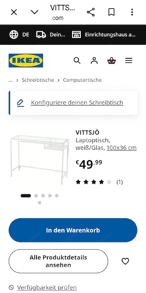 ikea Büro tisch Bild 2
