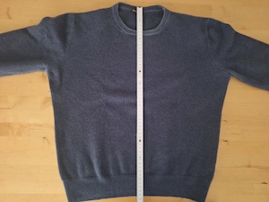 Kaschmir Pullover Marine Blau Herren Gr. S Bild 3