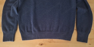 Kaschmir Pullover Marine Blau Herren Gr. S Bild 4