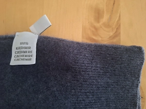 Kaschmir Pullover Marine Blau Herren Gr. S Bild 5