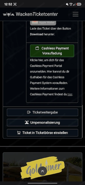 Wacken Open Air Ticket, Harder Bild 2