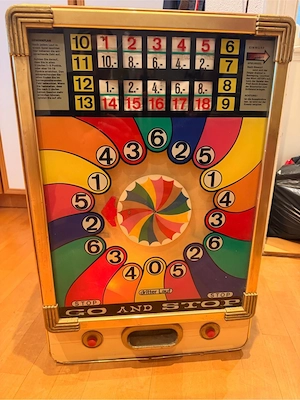 Vintage Retro Spielautomat  Go and Stop    Deko Bastler Bild 2