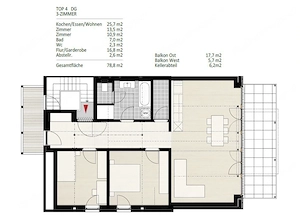 Historischer Flair trifft moderne stilvolle, neue Dachgeschoß Wohnung
