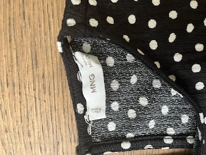 Jumpuit, schwarz mit weißen Punkten  Bild 2
