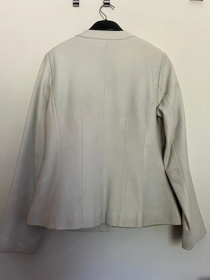 Damenjacke weiß Lammnappa Gr. 38 (fällt aber kleiner aus) Bild 2