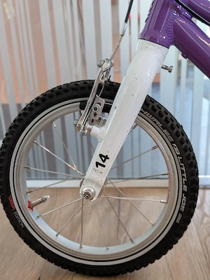 Woom 2 Kinderfahrrad 14 Zoll (lila) Bild 4