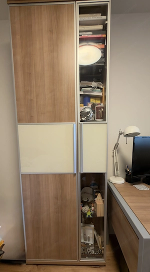 Modernes Büromöbel-Set   Schreibtisch, Rollcontainer & Hochschrank Bild 5