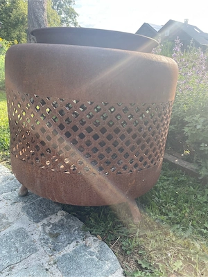 sehr dekorative Feuerschale Bild 3