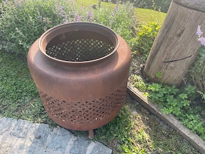 sehr dekorative Feuerschale Bild 2