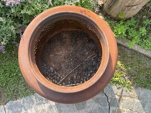 sehr dekorative Feuerschale Bild 4