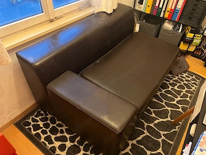 Ikea Echtleder Couch  Bild 2