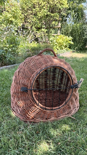 Wunderschöner Katzenkorb (handgeflochtener Weidenkorb) Bild 3
