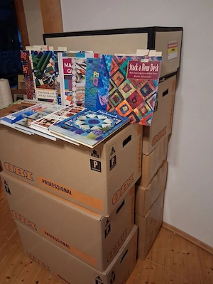 Stoffproben für Patchwork, StickereiStoffe Bild 2