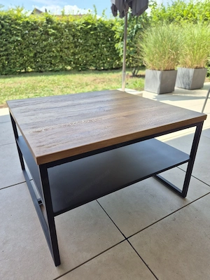 Tisch  Couchtisch Holz, Metall Bild 2