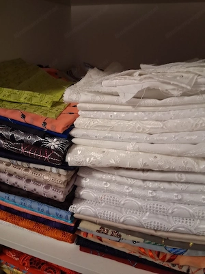 Stoffproben für Patchwork, StickereiStoffe Bild 4