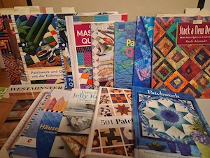 Stoffproben für Patchwork, StickereiStoffe Bild 3