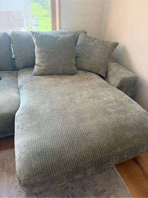 Ecksofa aus Cord Olive *Neuwertig* Bild 4