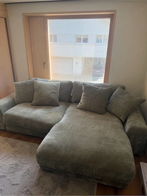 Ecksofa aus Cord Olive *Neuwertig* Bild 3