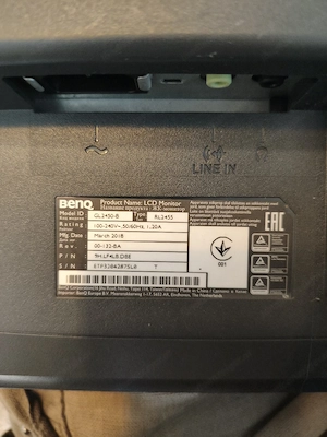 BenQ 24 Zoll Gaming Monitor (1ms, Full HD, 2x HDMI) Bild 5