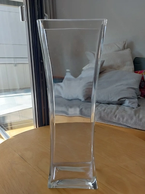 Vase Glas - wie neu Bild 2
