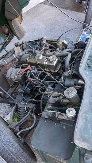 Triumph Spitfire Mk IV, Bj. 1972   British Racing Green, nur 38.856 km, frisch vorgeführt Bild 7
