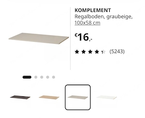 Ikea Komplement Schrankboden Bild 2