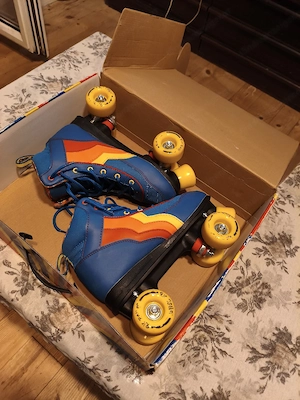 Rio Roller Discoroller "Blueberry" Quad Skates - Gr. 38 (UK 5) - Neuwertig   Nur 2x getragen! Inkl.  Bild 4