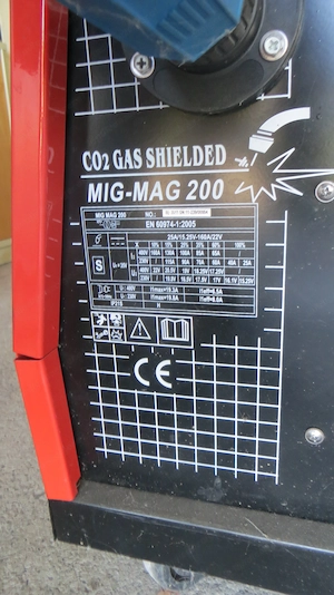 Matrix MIG-Mag  200 Schuztgasschweissgerät 230-400V Bild 3
