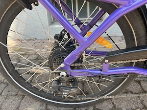 Top E-Bike Lastenrad Volta VB7 683km neue Kette 3 Schlüssel neuwertig Bild 3