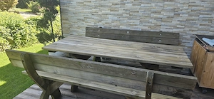 Holzgarnitur  Bild 4