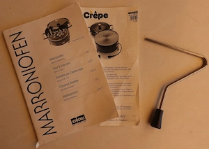 Stöckli Maroni & Kartoffelbräter & Grill- und Cr peplatte Bild 5
