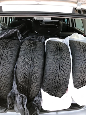 Mercedes- benz Original Winterräder 225.50 R17 Wie NEU Michelin Reifen 8 mm Dot 3225 Bild 4