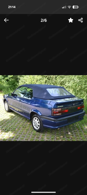 Renault 19 Cabrio  Bild 2