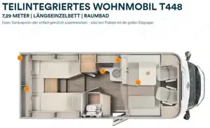 Wohnmobil neuwertig Erstbesitz Preis VB Bild 8