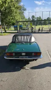 Triumph Spitfire Mk IV, Bj. 1972   British Racing Green, nur 38.856 km, frisch vorgeführt Bild 3