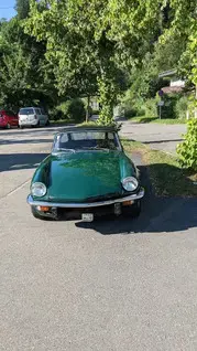 Triumph Spitfire Mk IV, Bj. 1972   British Racing Green, nur 38.856 km, frisch vorgeführt Bild 2