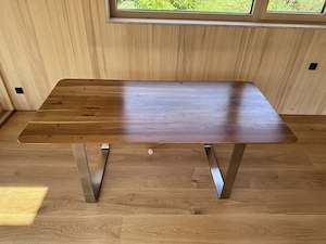 Esstisch Eiche mit Stahlbeinen Bild 3