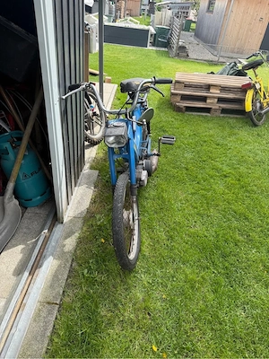 KTM Mofa   Moped blau   ohne Papiere   PUCH e50Motor Bild 2