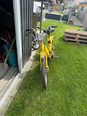 Piaggio Ciao gelb   Oldtimer Mofa   Bastlerfahrzeug Bild 3