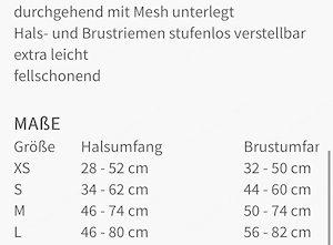 Hundegeschirr