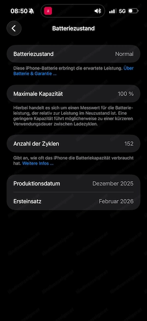 Iphone 17 pro max 256 blau wie neu Bild 5