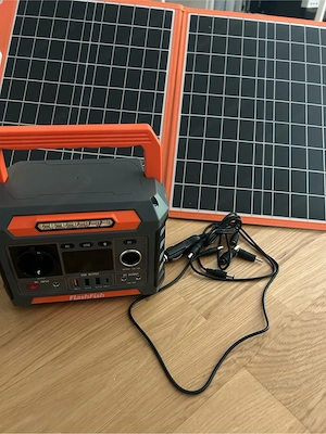 FlashFishP66A Tragbare Powerstation,200WSolar Generator mit 230V, Akku für Camping